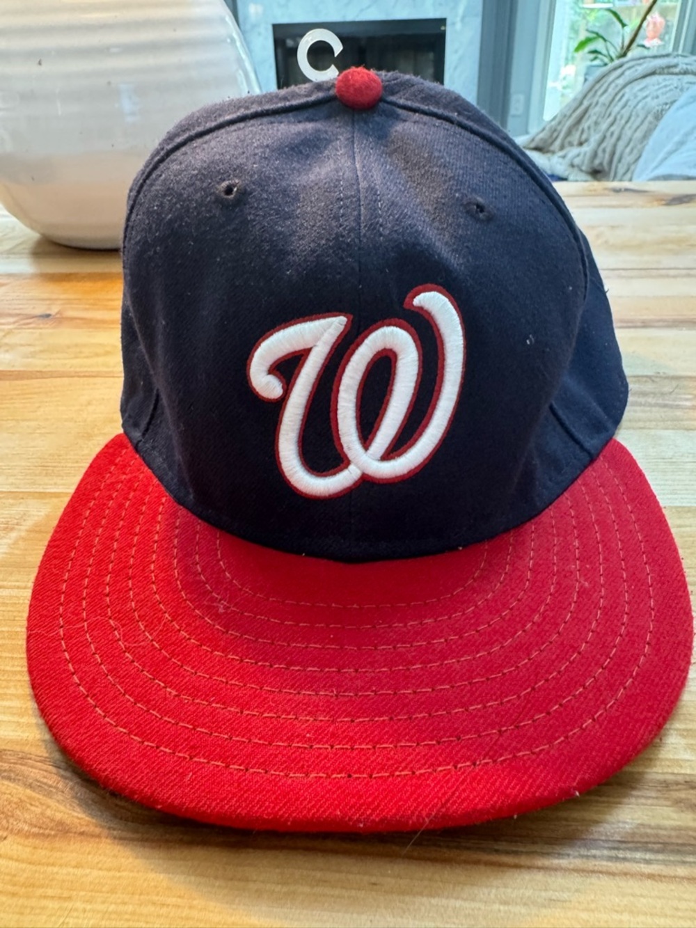 Washington Nationals New Era 59FIFTY Fitted Hat 7 1/8 MLB On-Field Cap